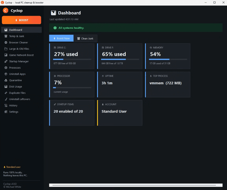 Cyclop screenshot