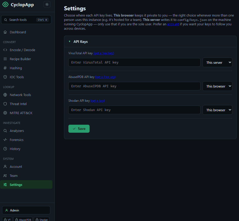 CyclopApp screenshot